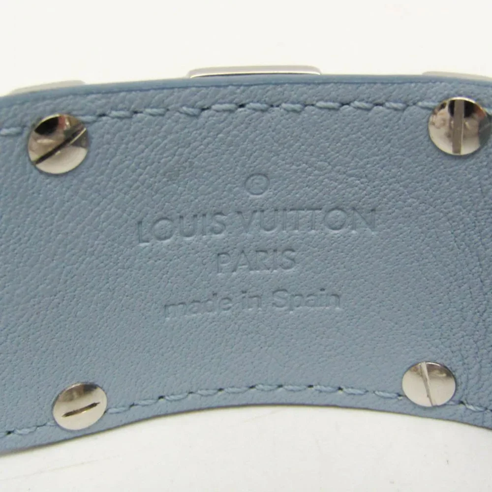 LOUIS VUITTON Blue Leather Bracelet - Picture 9 of 11